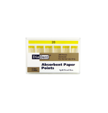 Absorbent Paper Points, штифты бумажные - №20 - 200 штук, DiaDent