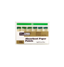 Absorbent Paper Points, штифты бумажные - №35 - 200 штук, DiaDent