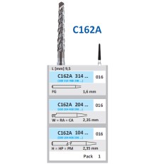 C162A104016 Бор твердосплавный - фреза по Линдеманну - 016  прямой наконечник для препарации кости