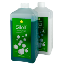 Силикон дублирующий SILOFF 22 Medium 1кг+1кг зеленый КрасТехноМед