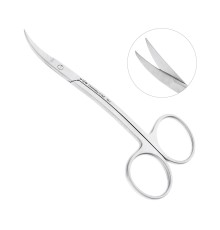 Ножницы хирургические двойной изгиб La Grange, 11.5см,  (HLW Dental Instruments)