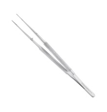 Микро-пинцет анатомический прямой Gomel, 18см, 22-32* (HLW Dental Instruments)