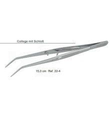 Пинцет c зажимом College, 15см (HLW Dental Instruments)