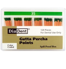 Gutta Percha Points - №35 - 120 штук, DiaDent