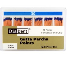 Gutta Percha Points - №30 - 120 штук, DiaDent