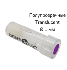 DentoClic 5 Glass Fiber Posts TRANSLUCENT (1мм) - фиолетовые, L=18.5мм (ITENA)